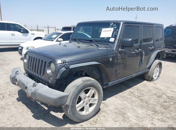 1C4BJWFG7GL179322 2016 JEEP WRANGLER UNLIMITED Серый Передняя левая четверть