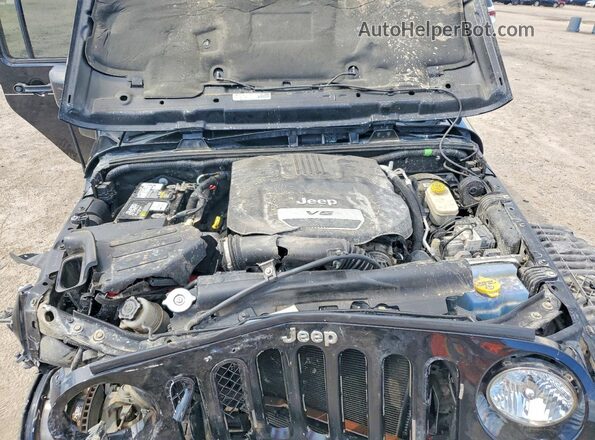 1C4BJWFG7GL202775 2016 JEEP WRANGLER Black Շարժիչի բաժամունքի տեսք