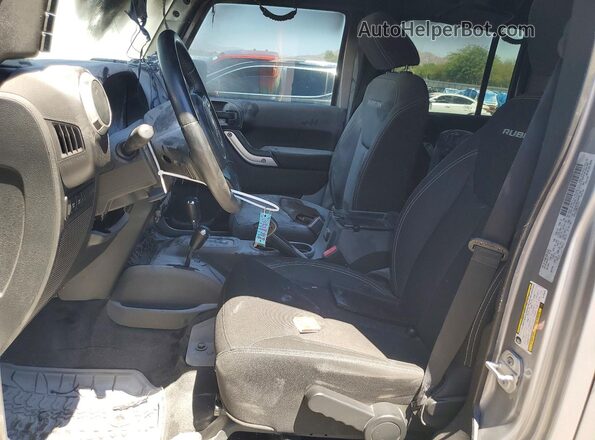 1C4BJWFG8GL263049 2016 JEEP WRANGLER Gray Front interior view