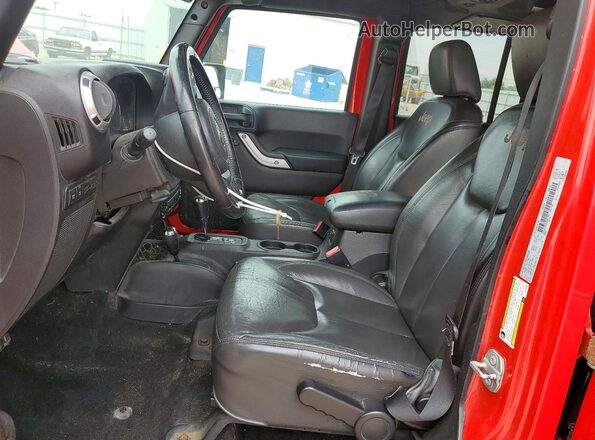 1C4BJWFGXGL240338 2016 JEEP WRANGLER Red Vista interior delantera