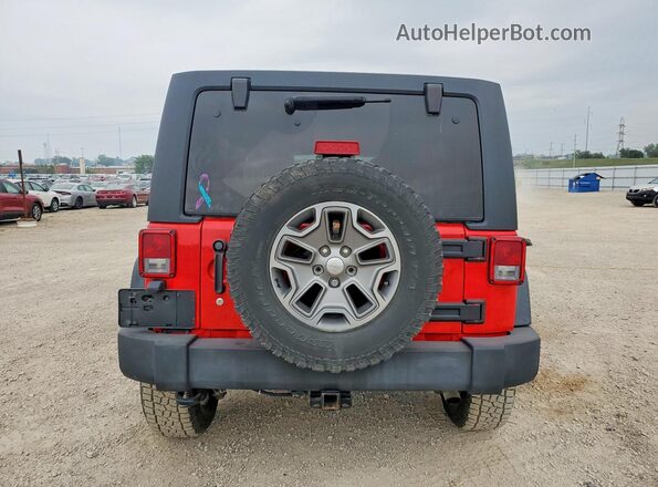 1C4BJWFGXGL240338 2016 JEEP WRANGLER Red Vista trasera