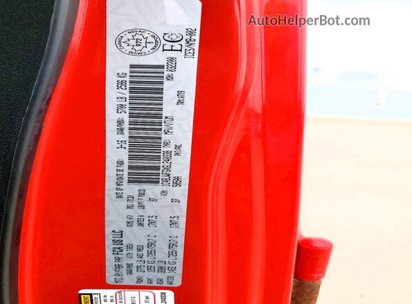 1C4BJWFGXGL240338 2016 JEEP WRANGLER Red Vista de la etiqueta del VIN
