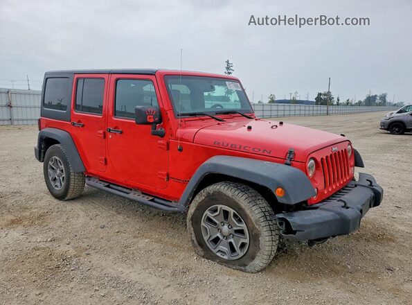 1C4BJWFGXGL240338 2016 JEEP WRANGLER Red Delantero derecho