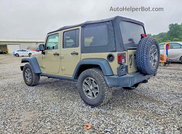 1C4BJWFGXJL860422 2018 JEEP WRANGLER Tan Հետևի ձախ