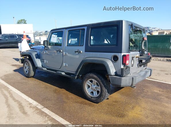 1C4BJWKG9GL293568 2016 JEEP WRANGLER UNLIMITED Серебряный Задняя левая четверть