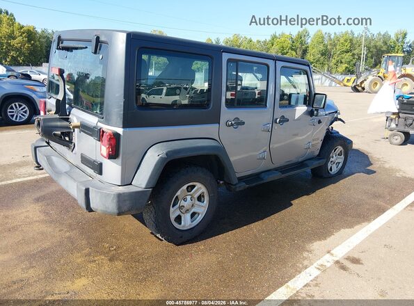 1C4BJWKG9GL293568 2016 JEEP WRANGLER UNLIMITED Серебряный Задняя правая четверть