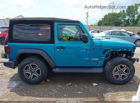 1C4GJXAG3LW211422 2020 JEEP WRANGLER Blue Панорамний вид салону 360°