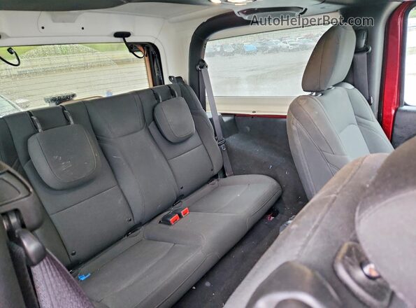 1C4GJXAG9MW775772 2021 JEEP WRANGLER Burgundy Rear seats view
