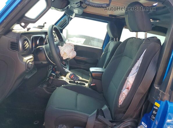 1C4GJXAN8MW796546 2021 JEEP WRANGLER Blue Вид салону спереду