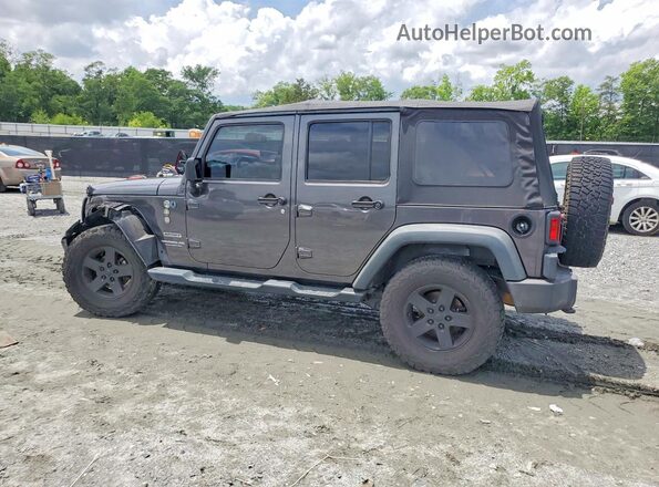 1C4HJWDG1GL179362 2016 JEEP WRANGLER Gray Trasero izquierdo
