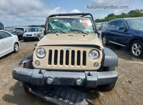 1C4HJWDG1GL317157 2016 JEEP WRANGLER Tan Vista frontal