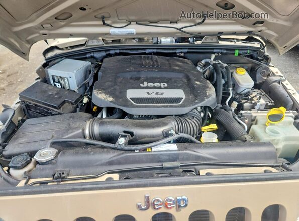 1C4HJWDG1GL317157 2016 JEEP WRANGLER Tan Vista interior trasera