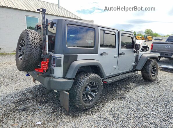 1C4HJWDG1GL346142 2016 JEEP WRANGLER Silver Trasero derecho