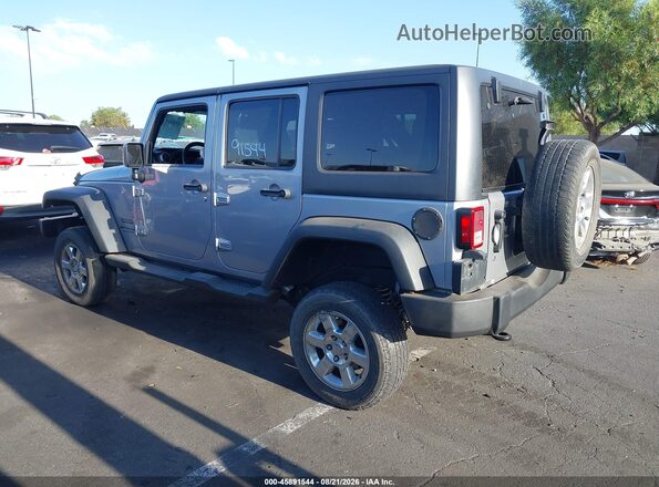 1C4HJWDG5GL135641 2016 JEEP WRANGLER UNLIMITED Silver Tył lewy
