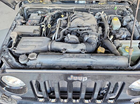 1C4HJWDG5GL235853 2016 JEEP WRANGLER Black Engine compartment view