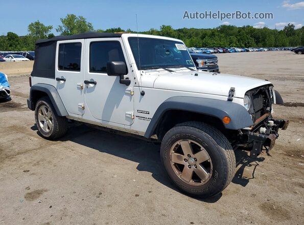 1C4HJWDG5GL303813 2016 JEEP WRANGLER Белый Передняя правая четверть