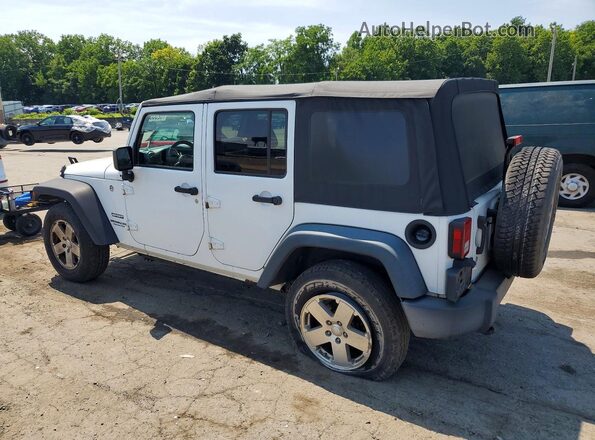 1C4HJWDG5GL303813 2016 JEEP WRANGLER Белый Задняя левая четверть