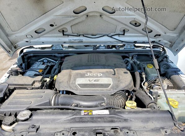 1C4HJWDG5GL303813 2016 JEEP WRANGLER Белый Вид подкапотного пространства