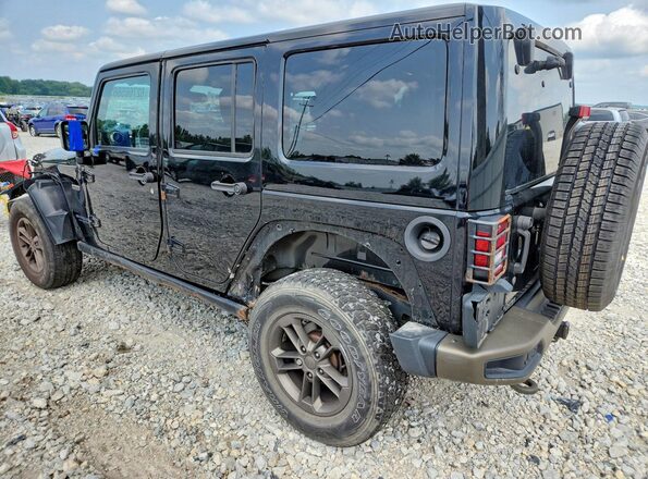 1C4HJWEG3GL248969 2016 JEEP WRANGLER Black Tył lewy