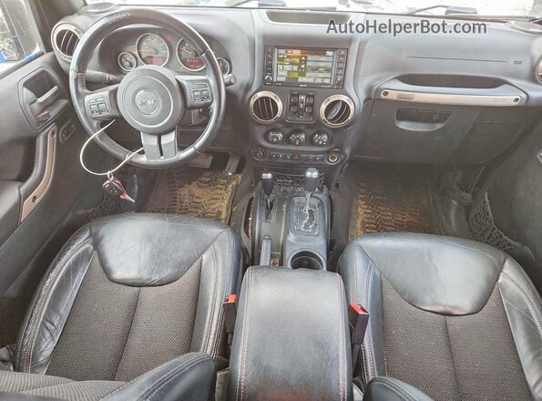 1C4HJWEG3GL248969 2016 JEEP WRANGLER Black Widok deski rozdzielczej
