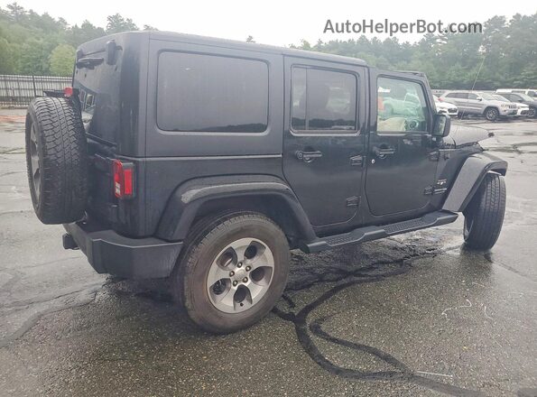1C4HJWEG3JL801823 2018 JEEP WRANGLER Черный Задняя правая четверть