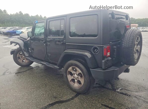 1C4HJWEG3JL801823 2018 JEEP WRANGLER Черный Задняя левая четверть
