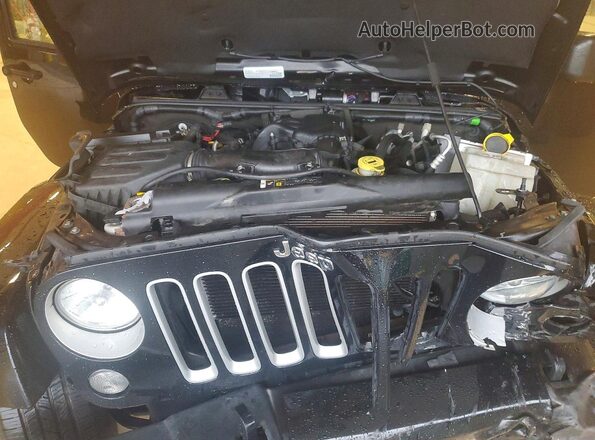 1C4HJWEG3JL801823 2018 JEEP WRANGLER Черный Вид подкапотного пространства