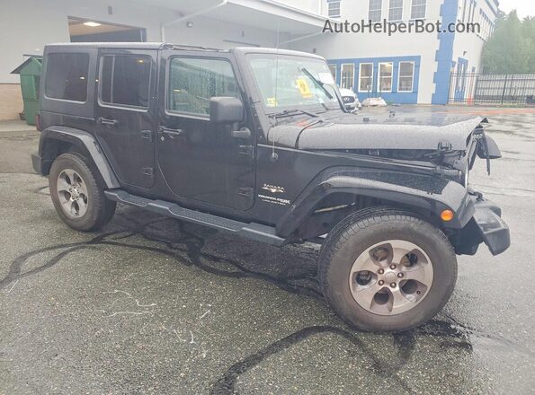 1C4HJWEG3JL801823 2018 JEEP WRANGLER Черный Передняя правая четверть