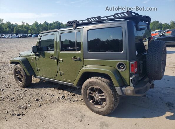 1C4HJWEG5GL268799 2016 JEEP WRANGLER Зеленый Задняя левая четверть