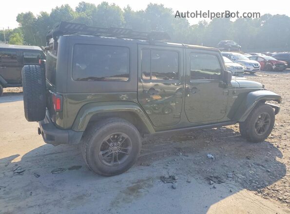 1C4HJWEG5GL268799 2016 JEEP WRANGLER Зеленый Задняя правая четверть