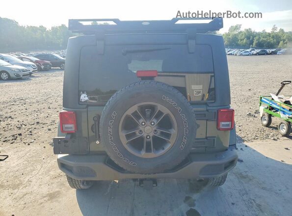 1C4HJWEG5GL268799 2016 JEEP WRANGLER Зеленый Вид сзади
