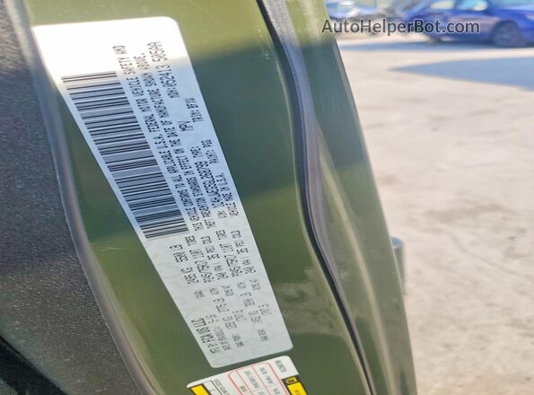 1C4HJWEG5GL268799 2016 JEEP WRANGLER Зеленый Вид наклейки с VIN-кодом