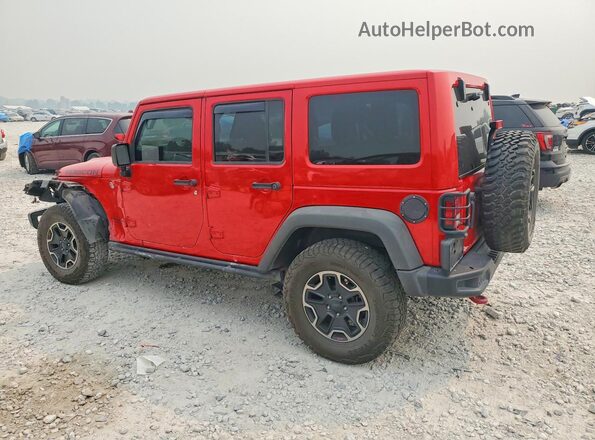 1C4HJWFG4HL516413 2017 JEEP WRANGLER Red Հետևի ձախ