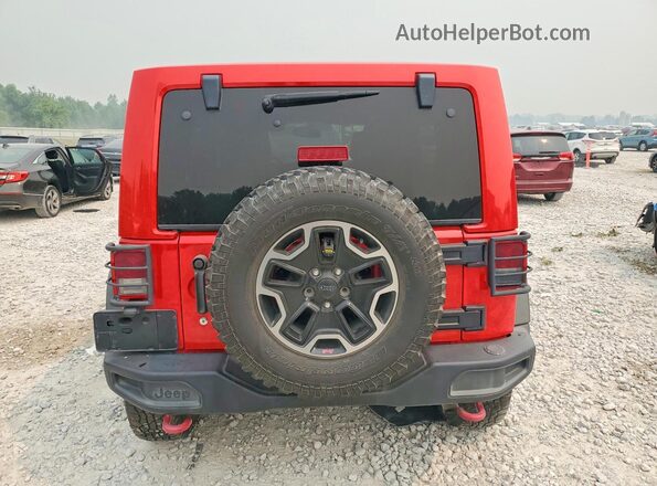 1C4HJWFG4HL516413 2017 JEEP WRANGLER Red Հետևի տեսք