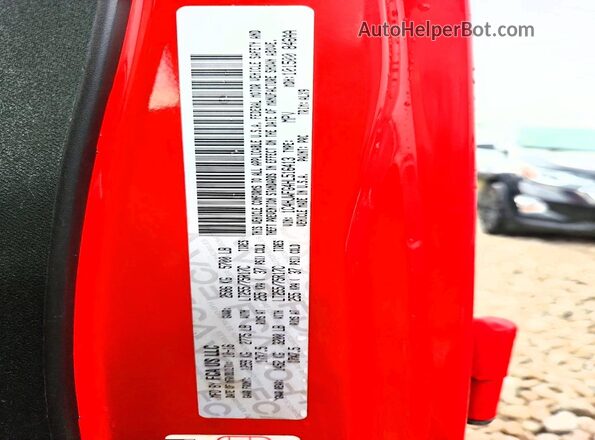 1C4HJWFG4HL516413 2017 JEEP WRANGLER Red VIN կոդի պիտակի տեսք