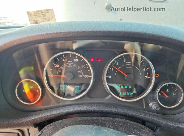 1C4HJWFG8GL179517 2016 JEEP WRANGLER Gray ხელსაწყოთა პანელის ხედი