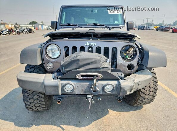 1C4HJWFG8GL179517 2016 JEEP WRANGLER Gray წინა ხედი