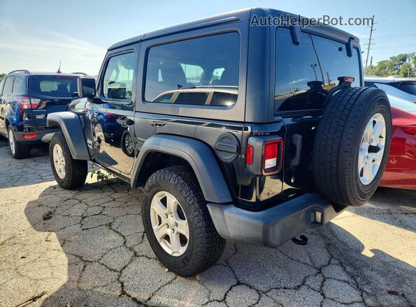 1C4HJXAN7KW609699 2019 JEEP WRANGLER Black Հետևի ձախ