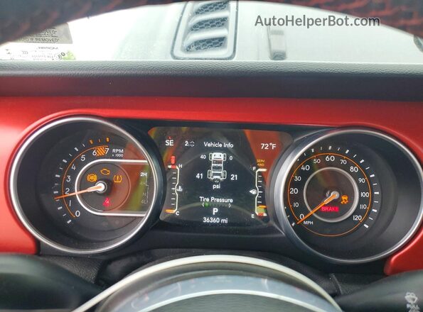 1C4HJXCG3PW532707 2023 JEEP WRANGLER Black Vista del cuadro de instrumentos