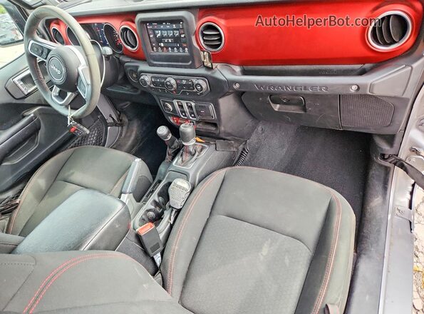 1C4HJXCG8JW168887 2018 JEEP WRANGLER Gray Vista del salpicadero