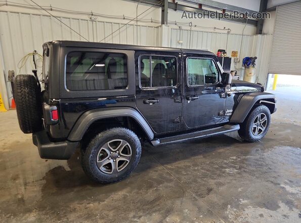 1C4HJXDG0JW272045 2018 JEEP WRANGLER Black Trasero derecho