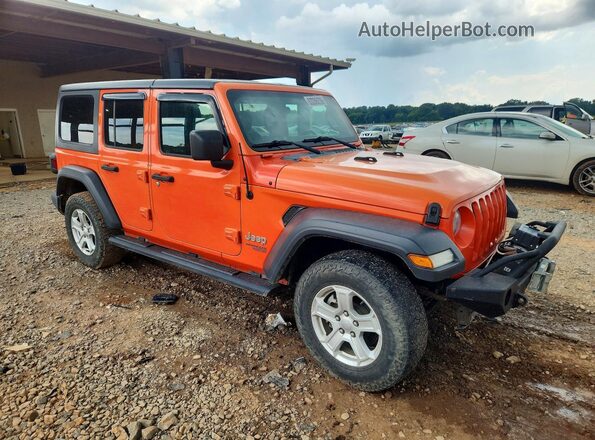 1C4HJXDG1JW229785 2018 JEEP WRANGLER Orange წინა მარჯვენა