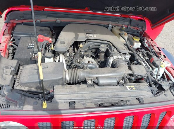 1C4HJXDG1LW201990 2020 JEEP WRANGLER UNLIMITED Red Вид ззаду