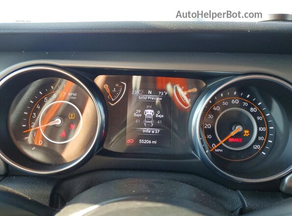 1C4HJXDG1MW728087 2021 JEEP WRANGLER Gray ხელსაწყოთა პანელის ხედი