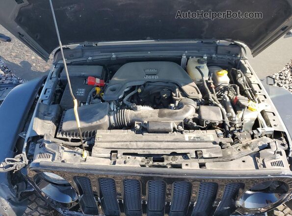 1C4HJXDG1MW728087 2021 JEEP WRANGLER Gray ძრავის განყოფილების ხედი