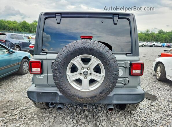 1C4HJXDG1NW124654 2022 JEEP WRANGLER Gray Rear view