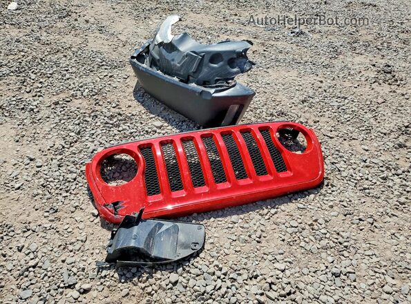 1C4HJXDG2JW183464 2018 JEEP WRANGLER Red VIN კოდის სტიკერის ხედი