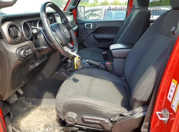 1C4HJXDG2JW183464 2018 JEEP WRANGLER Red წინა სალონის ხედი