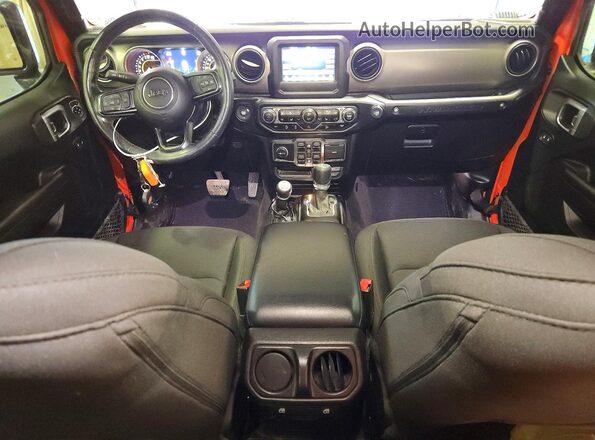 1C4HJXDG2LW209998 2020 JEEP WRANGLER Orange Вид панелі приладів
