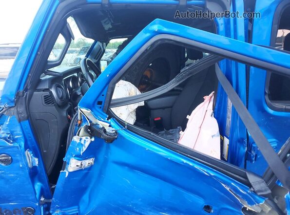 1C4HJXDG2MW848285 2021 JEEP WRANGLER Blue Front interior view